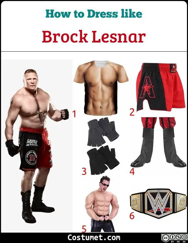Brock Lesnar Costume for Cosplay & Halloween