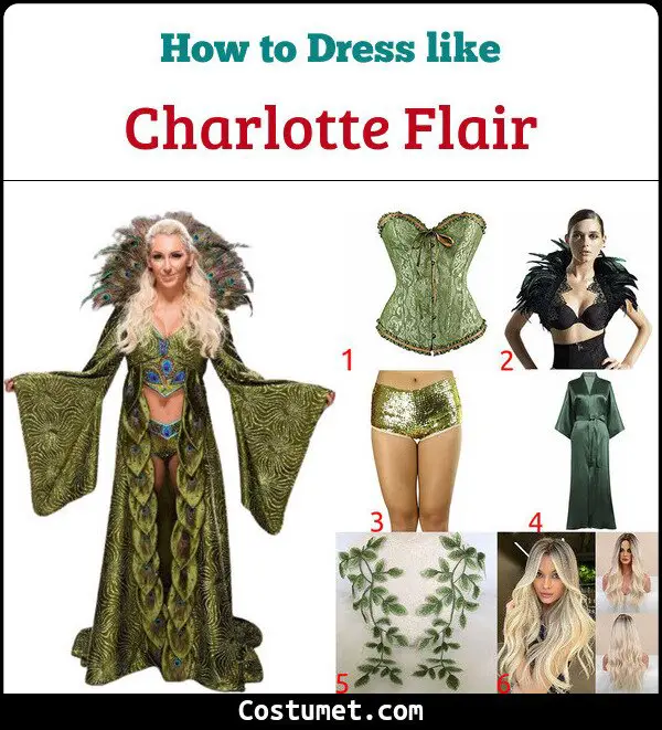 Charlotte Flair Costume for Cosplay & Halloween