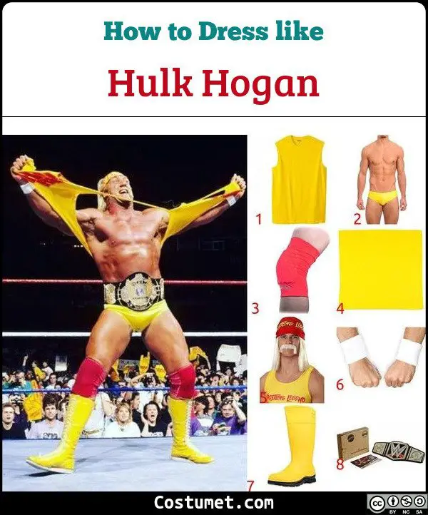 Hulk Hogan Costume for Cosplay & Halloween