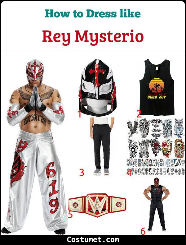 Rey Mysterio Costume for Cosplay & Halloween
