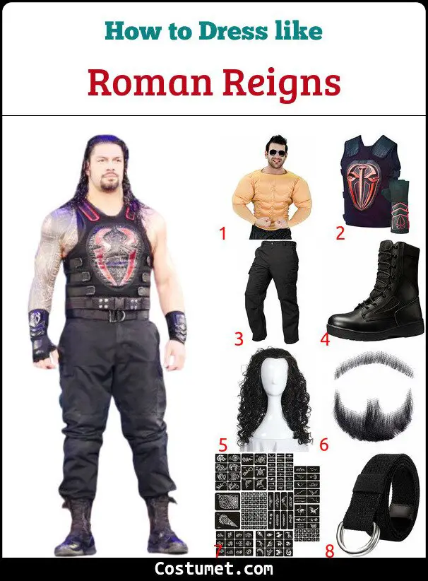 The Roman Reigns Costume - Simple Steps for a DIY Guide