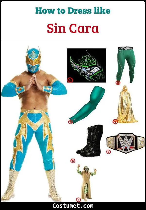 Sin Cara Costume for Cosplay & Halloween